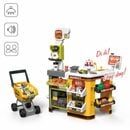 Bild 1 von PENGBU RC Kaufladen Kaufmannsladen Kinder mit Zubehör, Kaufladen Kasse Kinder Spielzeug (Set, Komplettset), Einkaufswagen für Kinder, Kaufladen Zubehör Plastik, 65PCS