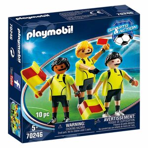 PLAYMOBIL® 70246 - Sports & Action - Spielfiguren, 3er-Pack, Schiedsrichter-Team