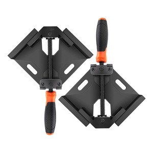 TACKLIFE HAC3B Eckklemme, 90 ° rechtwinklige Klemme, Gehäuse aus Aluminiumlegierung, Schwingbacken, Karbonstahl-Gewindestange für die Verbindung von Holz, Metall und Glas, ideal für Heimwerker-Ho