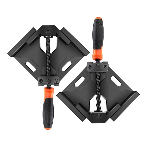Bild 1 von TACKLIFE HAC3B Eckklemme, 90 ° rechtwinklige Klemme, Gehäuse aus Aluminiumlegierung, Schwingbacken, Karbonstahl-Gewindestange für die Verbindung von Holz, Metall und Glas, ideal für Heimwerker-Ho