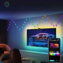 Bild 2 von Yunnker LED-Lichterkette Smart RGB Lichterkette mit Blauzahn-APP-Steuerung für Festlichkeiten