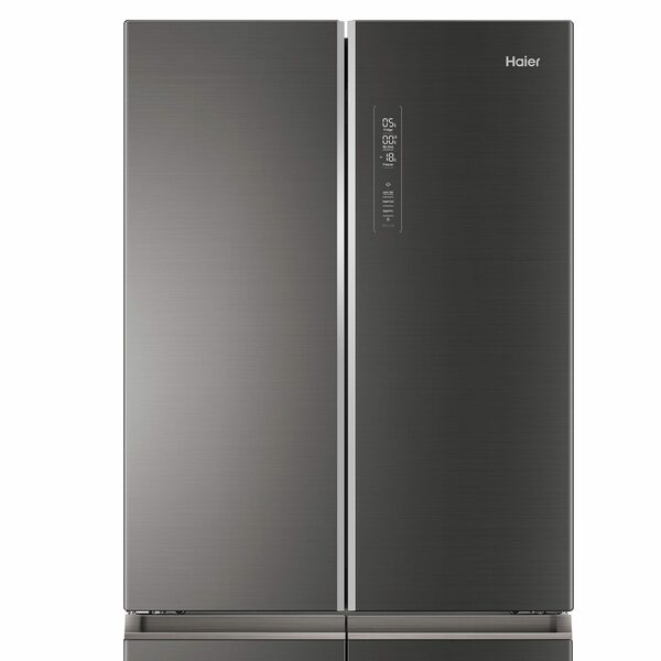 Bild 3 von Haier Kühl-/Gefrierkombination Design Cube 4 Door HTF -508DGS7, 190 cm hoch, 83 cm breit, Total No Frost, MyZone, MySwitchZone, Daylight– LED, Iconic Glas Grey