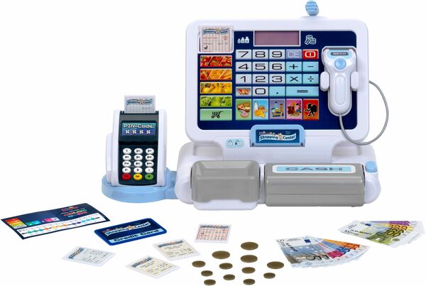 Bild 1 von Klein Spielkasse Shopping Center Tablet & Kassenstation, mit elektronischen Funktionen