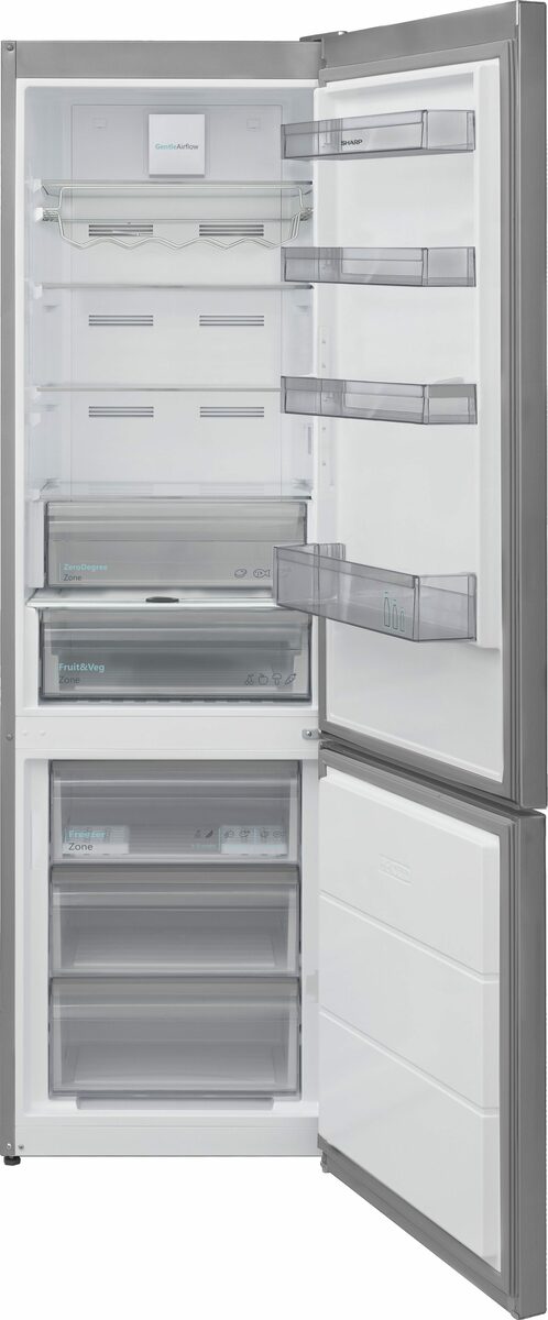 Bild 2 von Sharp Kühl-/Gefrierkombination SJ-NBA32DMXPB-EU, 201 cm hoch, 59,5 cm breit