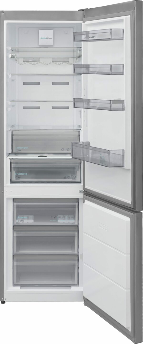 Bild 2 von Sharp Kühl-/Gefrierkombination SJ-NBA32DMXPB-EU, 201 cm hoch, 59,5 cm breit
