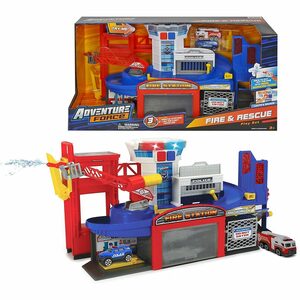 Dickie Toys Spiel-Parkgarage Fire & Rescue Playset