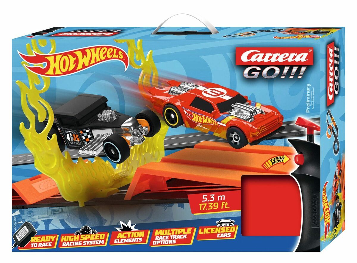 Bild 1 von Carrera® Autorennbahn 20062564 - GO!!! Hot Wheels 5.3 Rennbahn