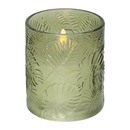 Bild 1 von Star Trading LED Kerze Leaf aus Wachs, grün, 8,5x10cm
