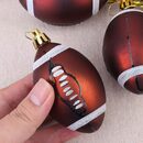 Bild 4 von ZmdecQna Weihnachtsbaumkugel 6 stücke Weihnachten Sport Ball Ornament Weihnachtsbaum Party Decor