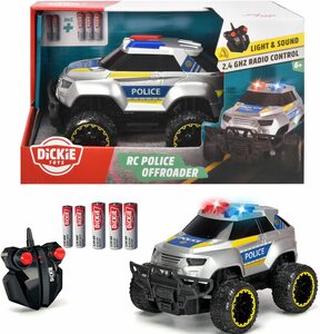 Dickie Toys RC-Monstertruck Police Offroader RC; 2,4 GHz, mit Licht und Sound