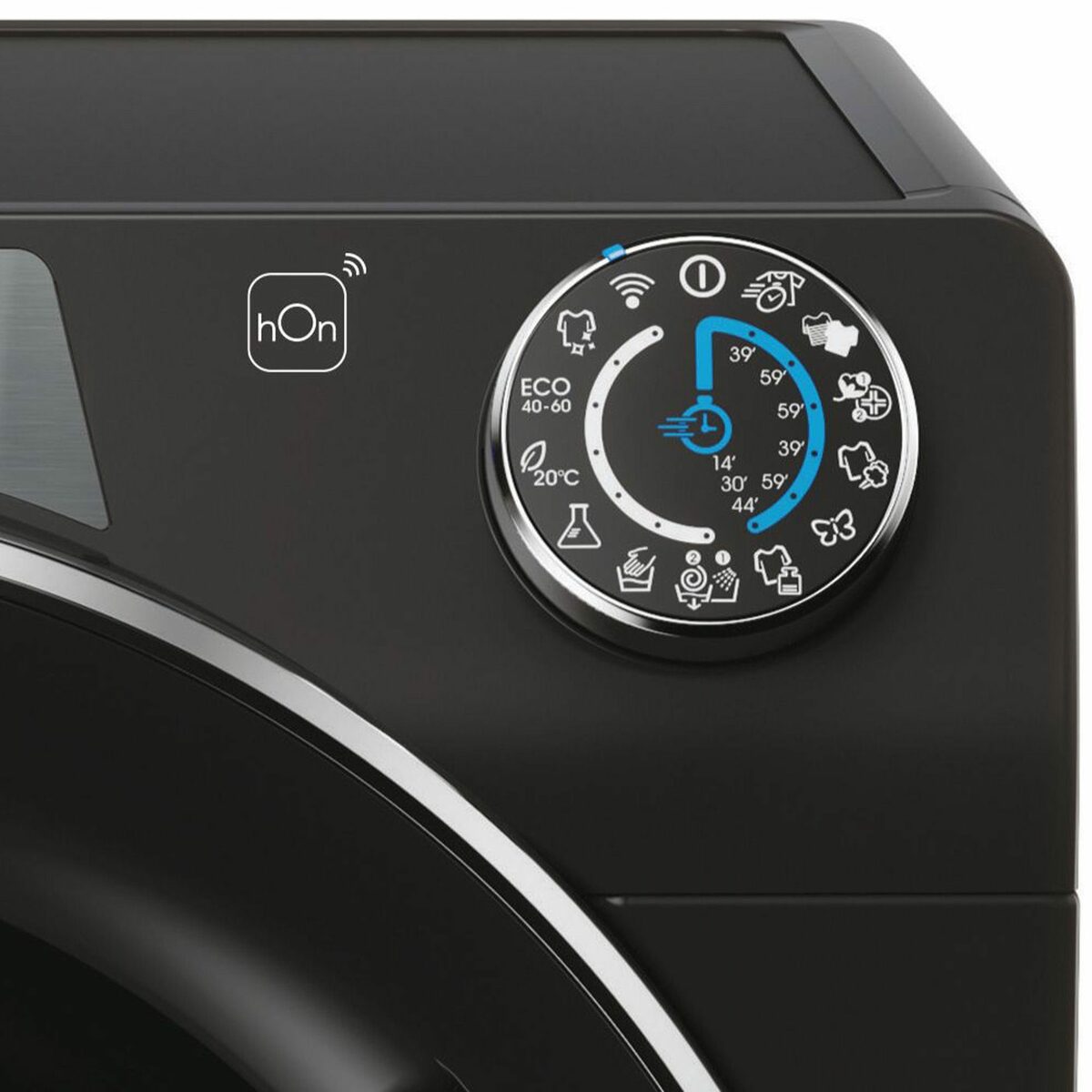 Candy Waschmaschine RapidÓ Design RP586BWMBCB/1S, 8 kg, 1500 U/min, Mix Power, WiFi und