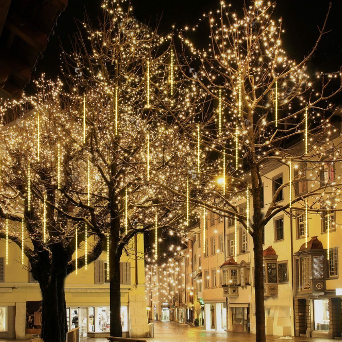 Bild 4 von Salcar LED-Lichterkette 4,5m Eiszapfen Außenbeleuchtung Baumbeleuchtung