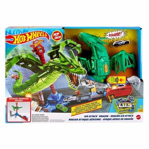 Mattel® Spielzeug-Auto Mattel GJL13 - Hot Wheels - Spielset, City Air Attack, Dragon