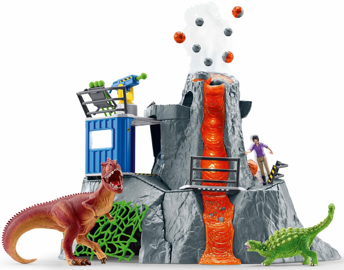 Bild 4 von Schleich® Spielwelt DINOSAURS, Große Vulkan-Expedition (42564)