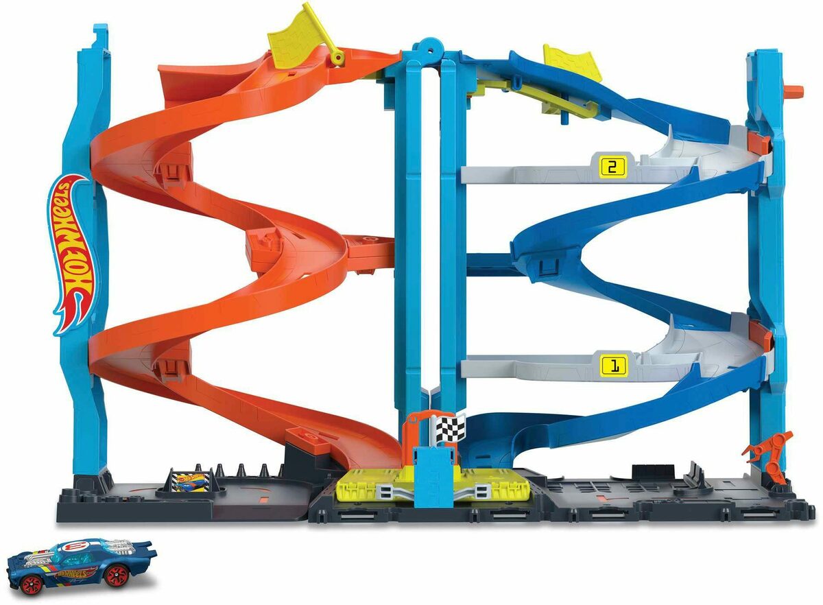 Bild 1 von Hot Wheels Spiel-Gebäude City Transforming Race Tower