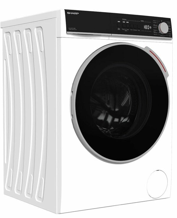 Bild 1 von Sharp Waschmaschine ES-BRO014WA-DE, 10,00 kg, 1400 U/min, Aquastop, Dampffunktion, Kindersicherung, Advanced Inverter Motor