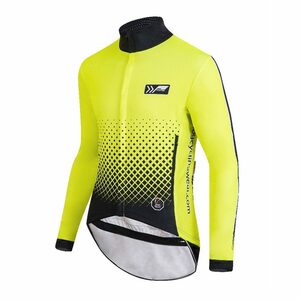 prolog cycling wear Funktionsjacke Fahrradjacke Winterjacke Thermo Herren "Safety Jacket Winter" mit Reflex-Elementen