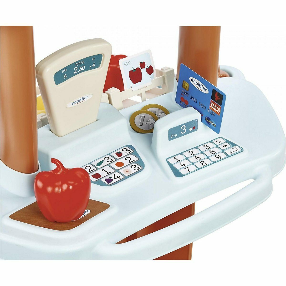 Bild 4 von Ecoiffier Kaufladen Vert Azur: Marktstand 41-tlg.