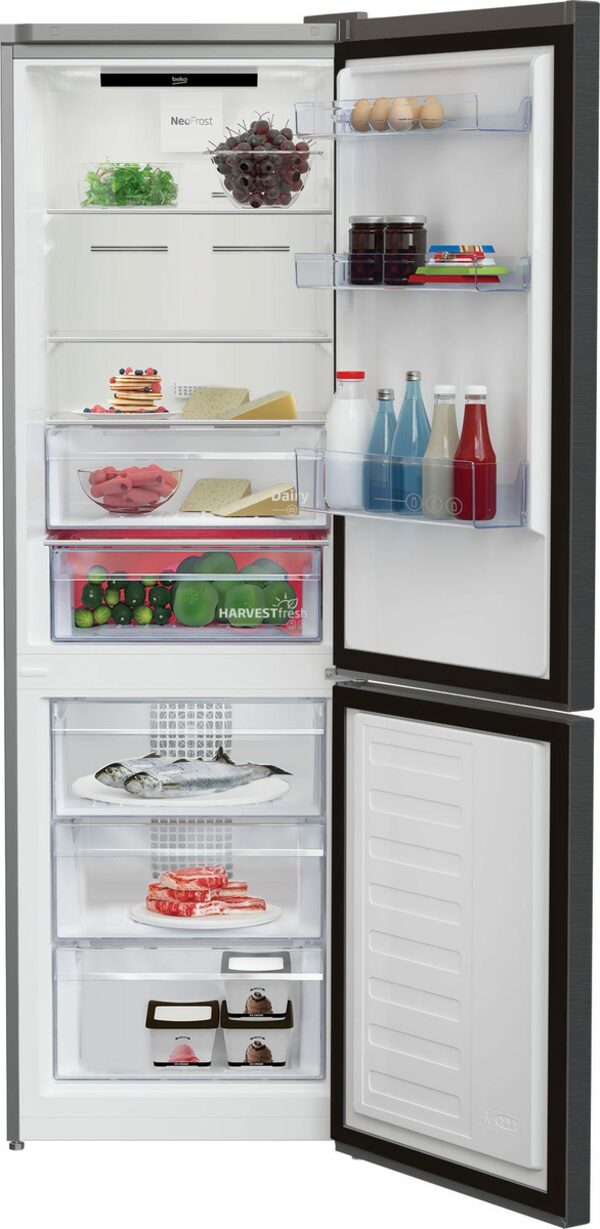 Bild 3 von BEKO Kühl-/Gefrierkombination RCNE366E70ZXBRN, 186 cm hoch, 59,5 cm breit