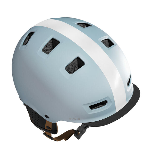 Bild 1 von Fahrradhelm City Bowl 540 blau/reflektierend