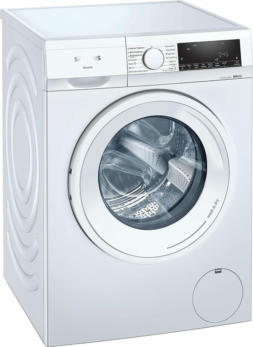 Bild 1 von SIEMENS Waschtrockner WN34A170, 8,00 kg, 5 kg, 1400 U/min, autoDry / iQDrive / Softtrommel / Aquastop