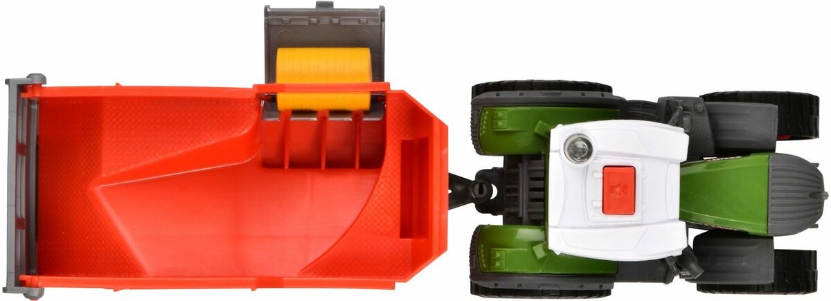 Bild 4 von Dickie Toys Spielzeug-Traktor Fendt mit Anhänger, mit Licht, Sound und weiteren Funktionen; inklusive Heuballen