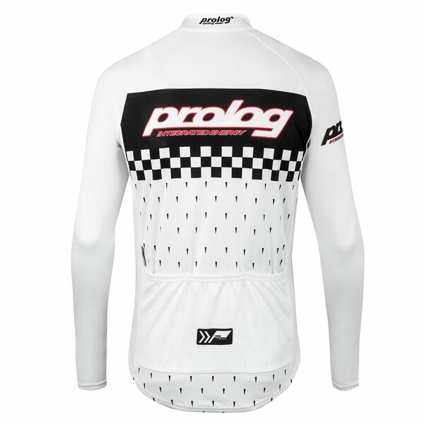 Bild 2 von prolog cycling wear Radtrikot Fahrradtrikot Herren langarm > Integrated Energy White < Radtrikot Herren Winter: wärmend, atmungsaktiv, elastisch