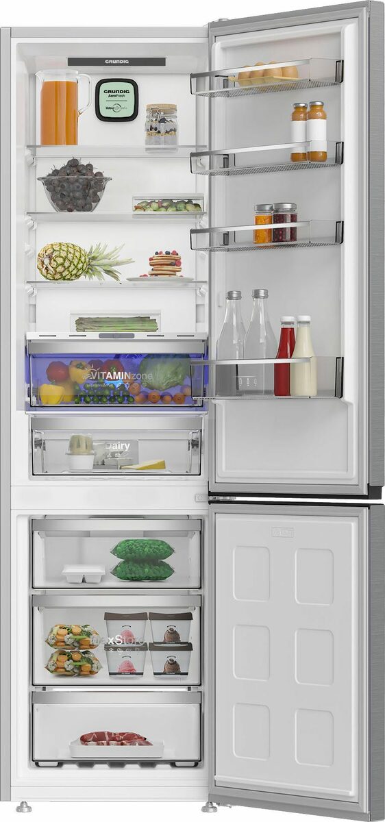 Bild 4 von Grundig Kühl-/Gefrierkombination GKPN 66930 LXP 7282346902, 203,5 cm hoch, 59,5 cm breit