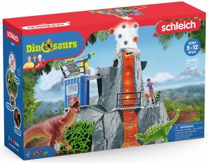 Schleich® Spielwelt DINOSAURS, Große Vulkan-Expedition (42564)