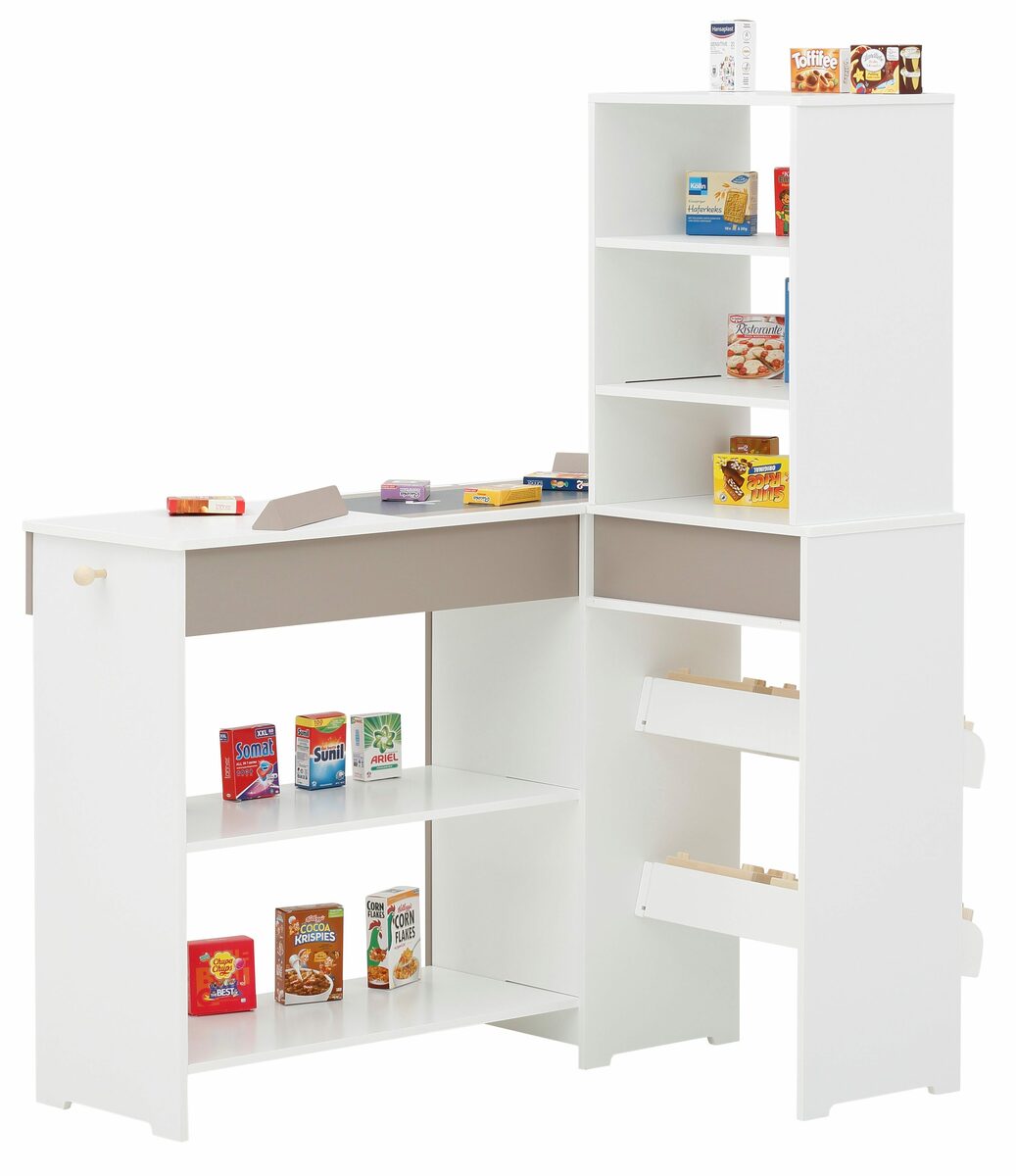 Bild 4 von Tanner Kaufladen Holzspielzeug, Supermarkt aus Holz, inkl. Markenminiatur-Faltschachteln; FSC® - schützt Wald - weltweit