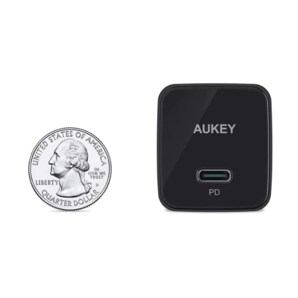 Bild 1 von AUKEY PA-Y20S Minimum 20w Ladegerät, Ladegeräte USB C, Schwarz