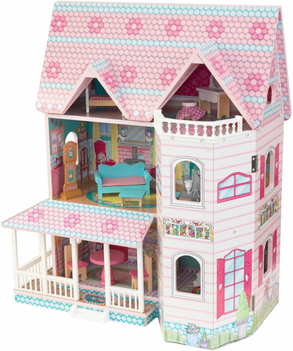 Bild 1 von KidKraft® Puppenhaus Holzspielzeug, Abbey Manor, inklusive Möbel