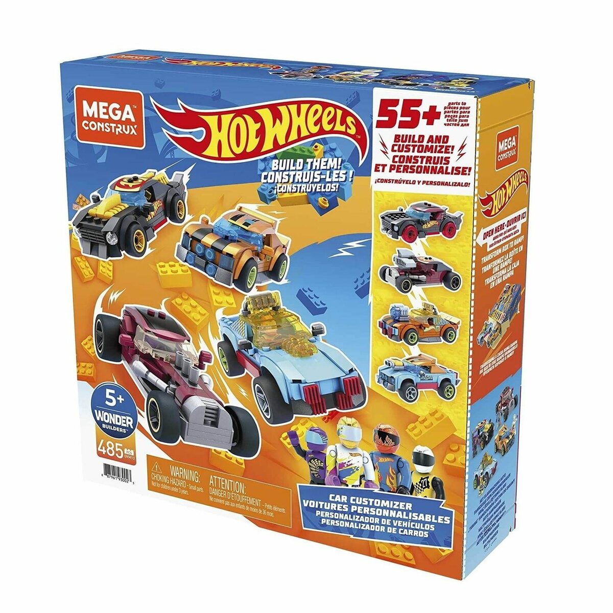 Bild 1 von Hot Wheels Konstruktions-Spielset Rennwagen - Mega Construx Mattel GVM13