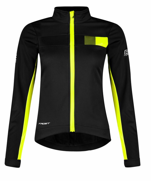 Bild 1 von FORCE Fahrradjacke Jacke F FROST LADY Softshell Winter, schwarz-fluo -5 °C bis +5 °C