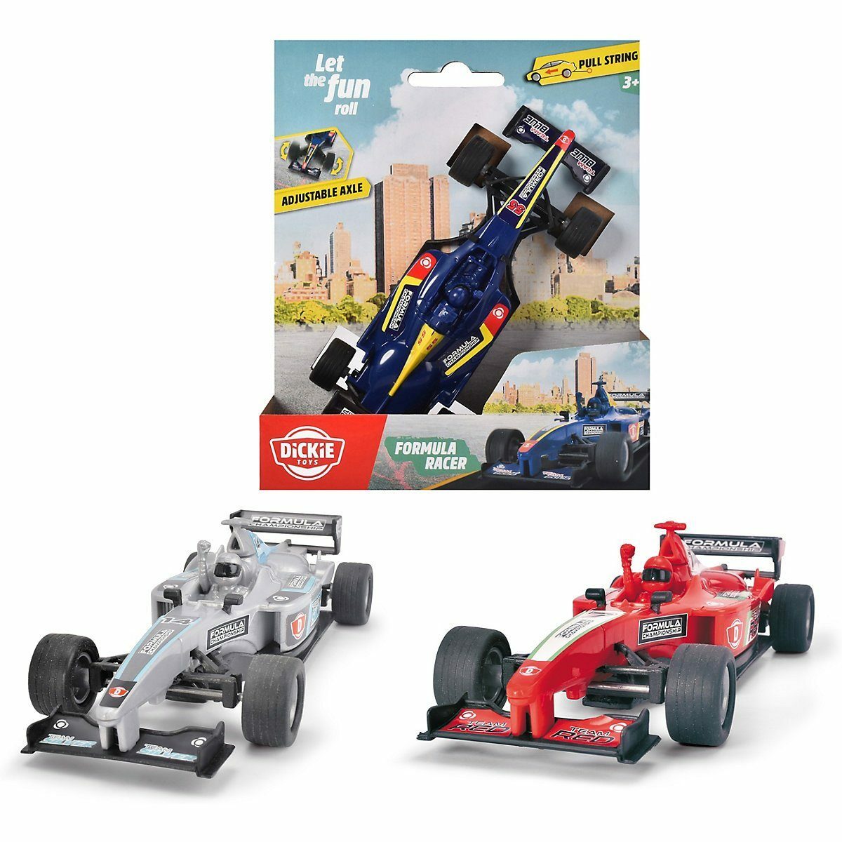 Bild 1 von Dickie Toys Spielzeug-Auto Formula Racer, 3-fach sortiert