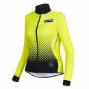 Bild 1 von prolog cycling wear Funktionsjacke Fahrradjacke Damen Winter Softshell „Safety Jacket Zero Wind & Water“ Radjacke Neongelb & Schwarz mit Reflexelementen