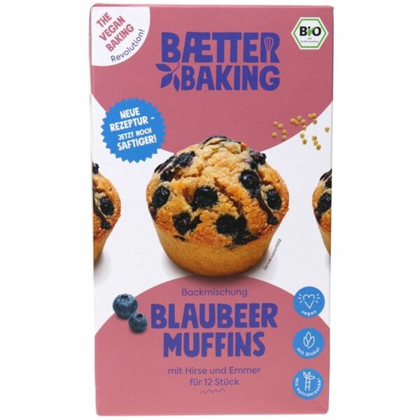 Bild 1 von Baetter Baking BIO Backmischung Blaubeer Muffins