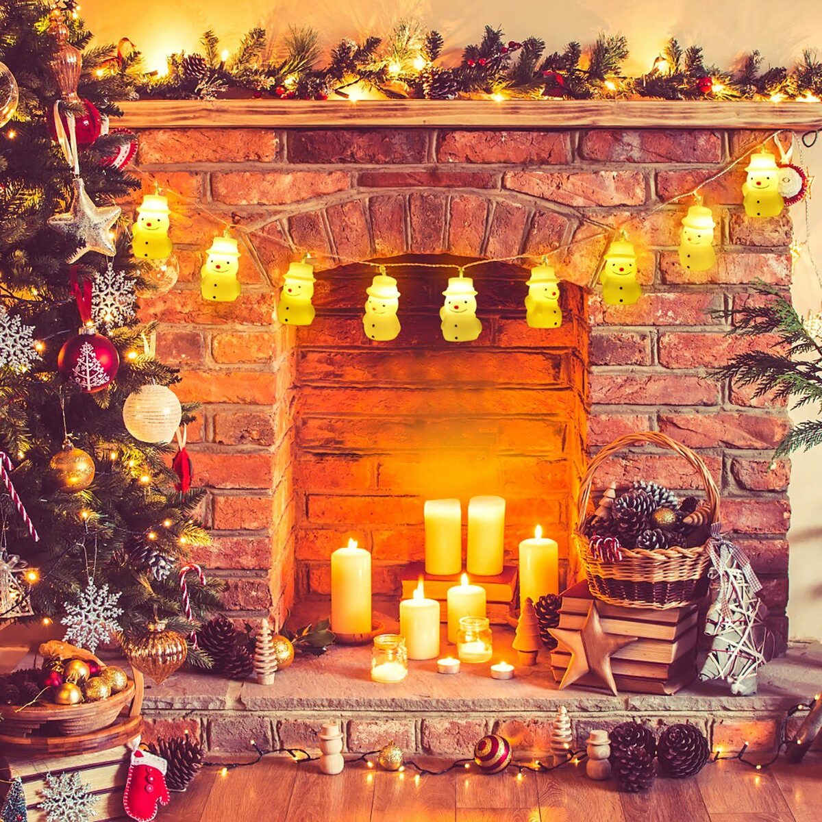 Bild 2 von Salcar LED-Lichterkette Weihnachtsdeko Licht LED-Licht Dekoratives Kugel Licht