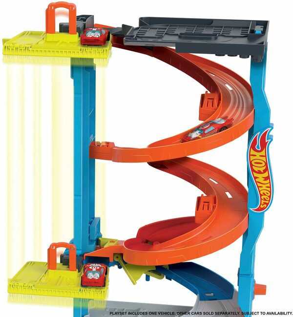 Bild 4 von Hot Wheels Spiel-Gebäude City Transforming Race Tower