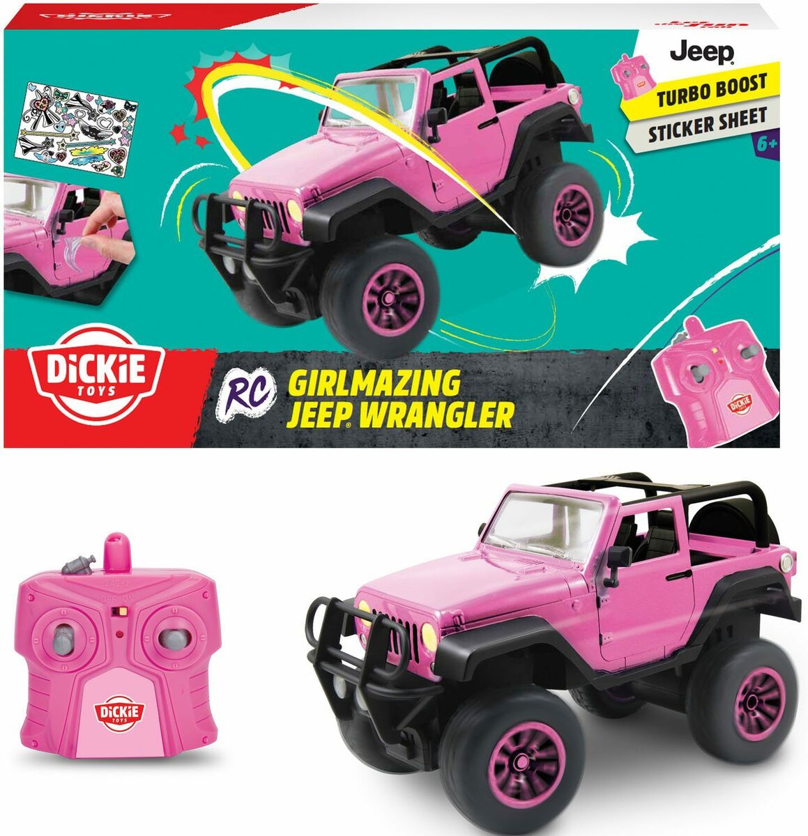 Bild 1 von Dickie Toys RC-Auto RC Girlmazing Jeep Wrangler