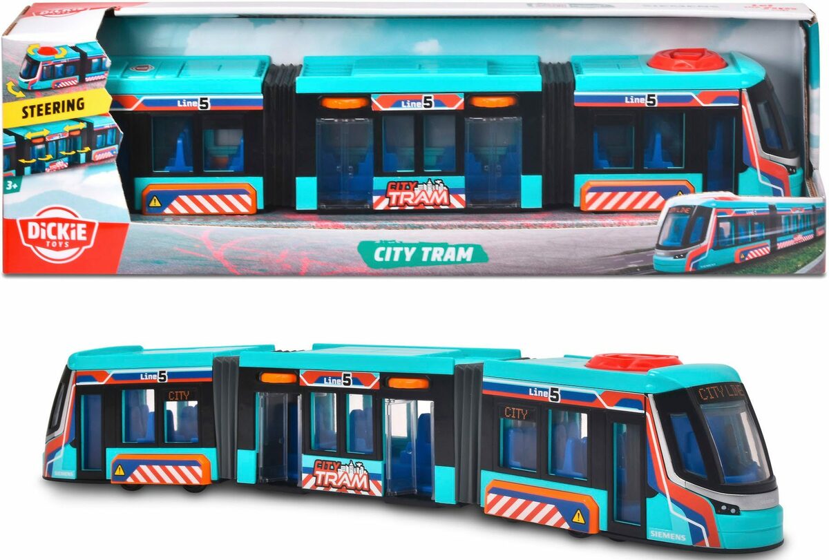 Bild 2 von Dickie Toys Spielzeug-Straßenbahn Siemens City Tram