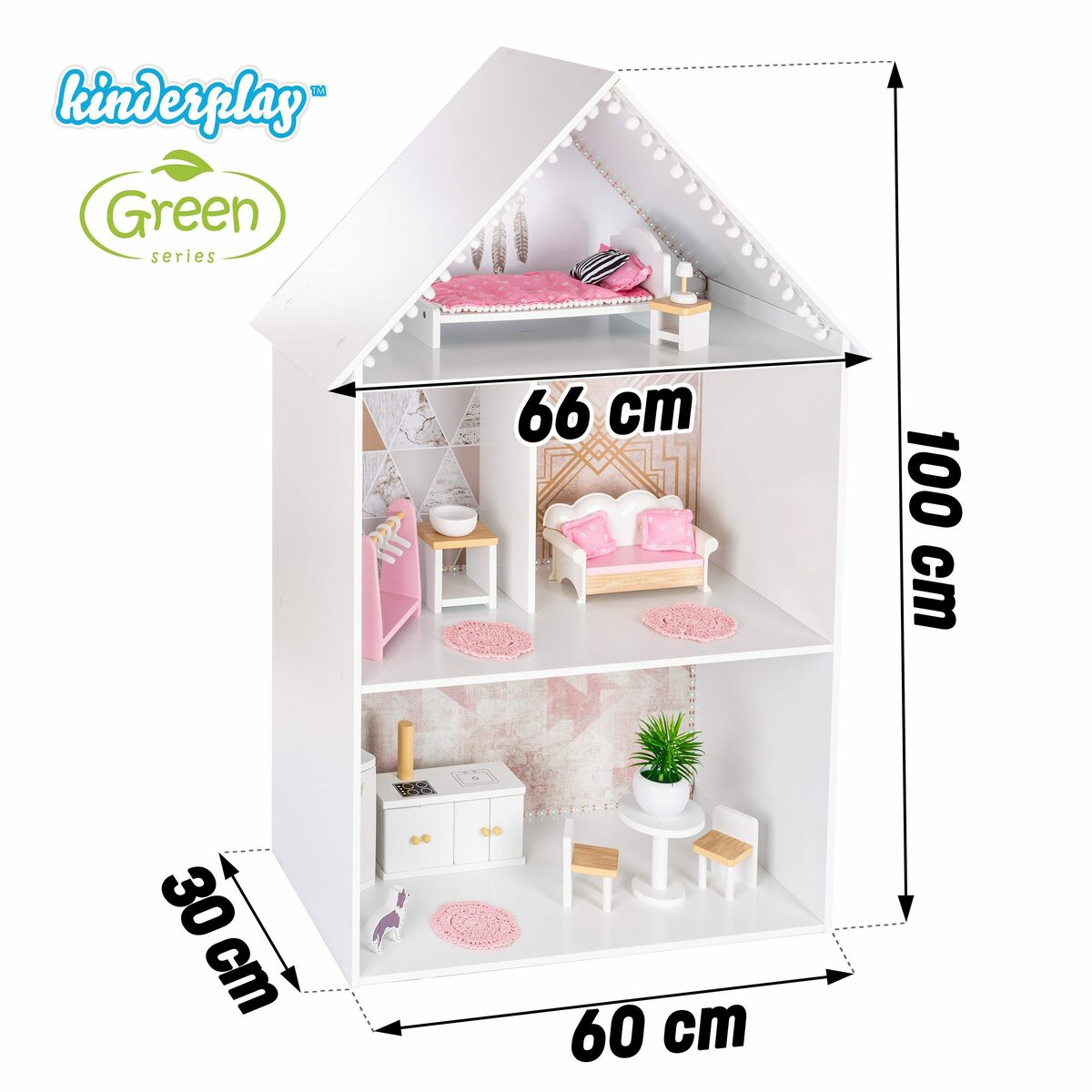 Bild 2 von Kinderplay Dolls & Strollers Puppenhaus