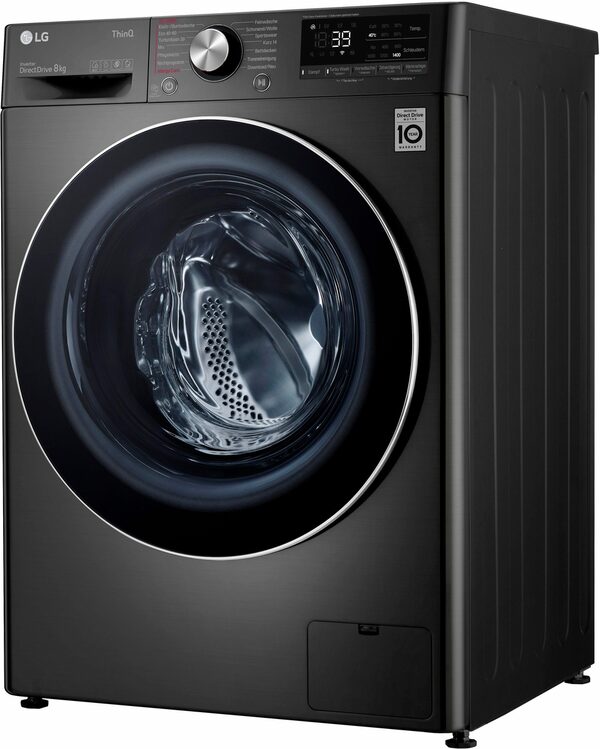 Bild 3 von LG Waschmaschine F4WV708P2BA, 8 kg, 1400 U/min, TurboWash® - Waschen in nur 39 Minuten