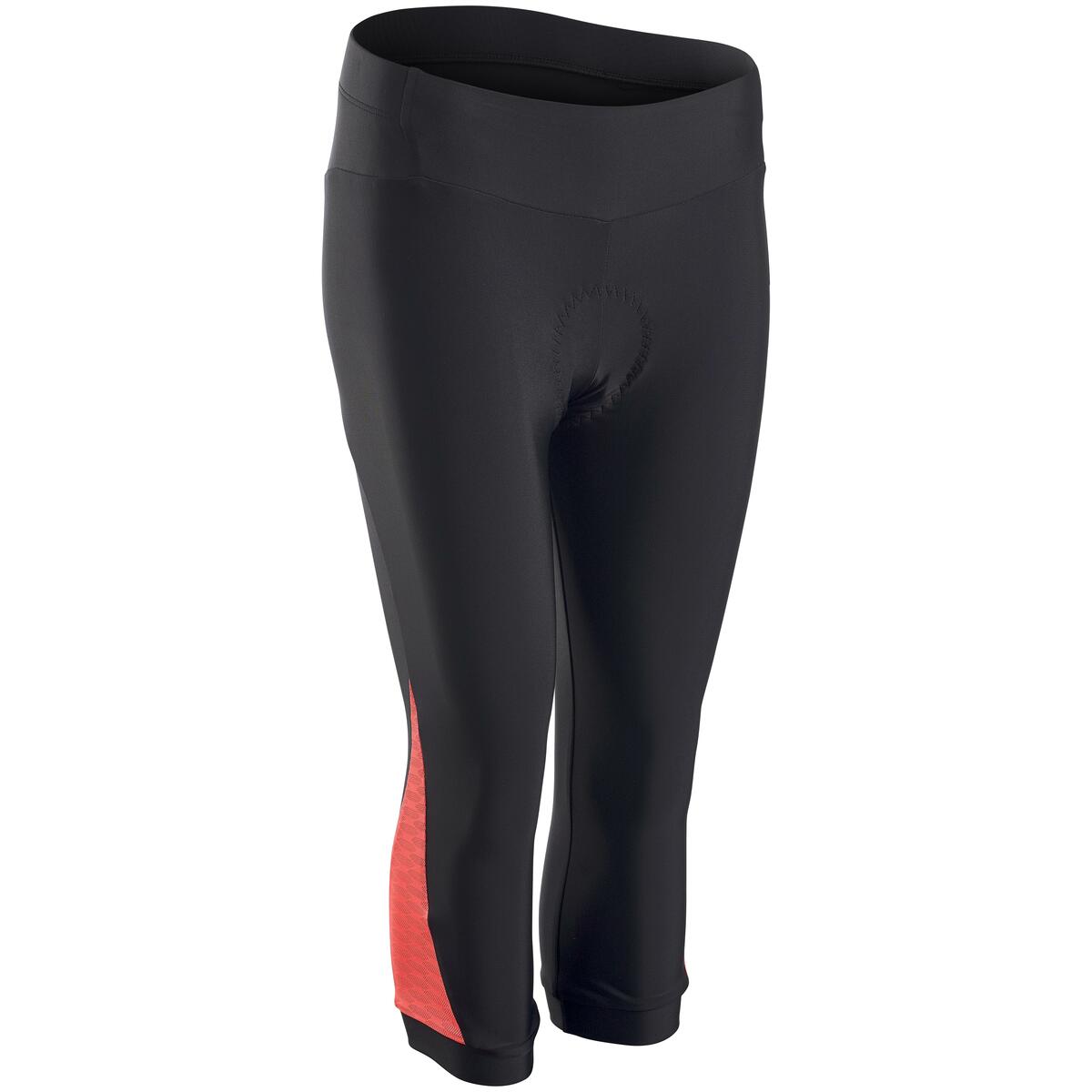 Bild 1 von ¾ Radhose 500 Rennrad Damen schwarz/rosa
