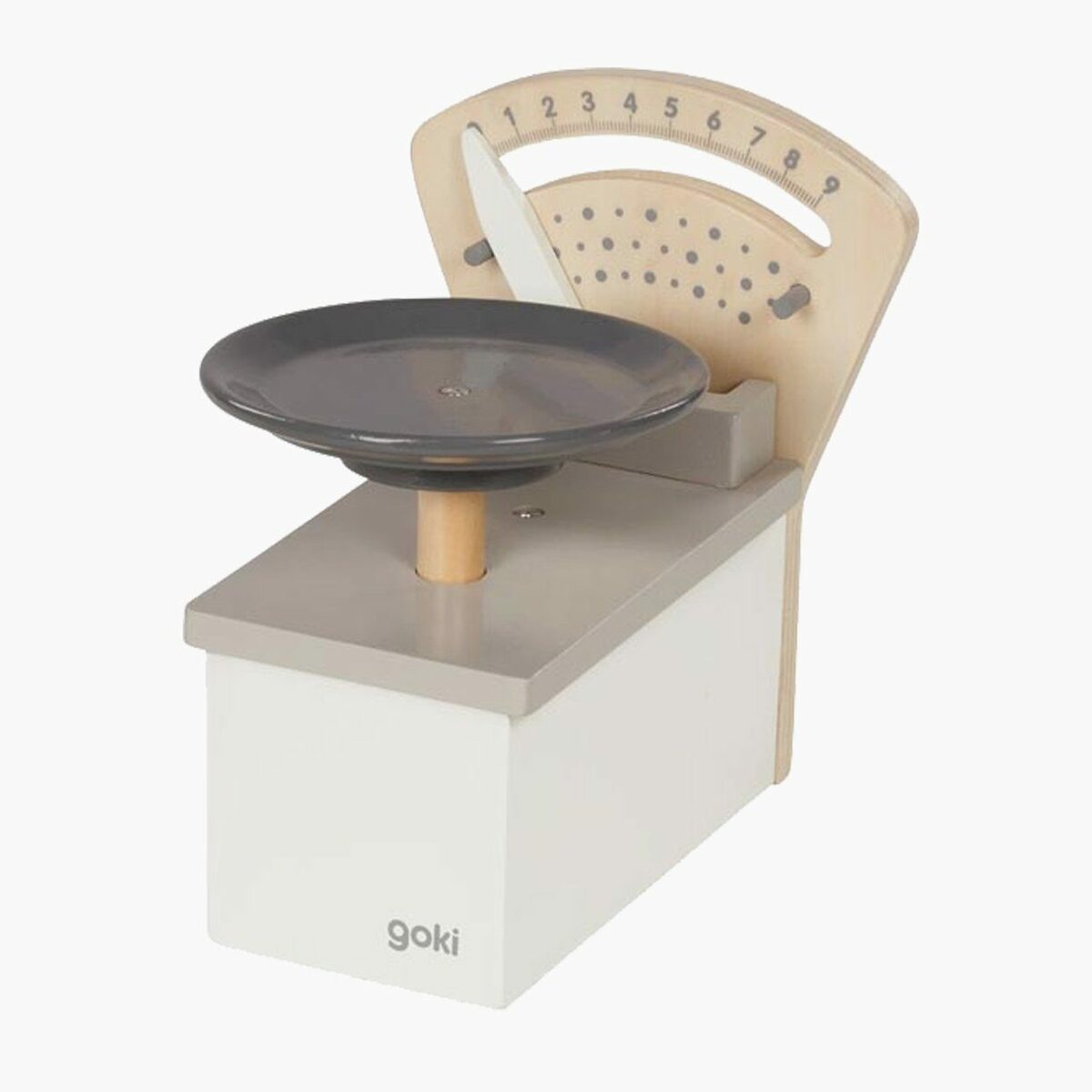 Bild 1 von goki Kinder-Küchenwaage Waage Holzspielzeug-Klassiker, (1-tlg), Klassisches Holzspielzeug für die Puppenküche