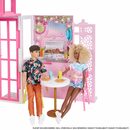 Bild 3 von Barbie Puppenhaus klappbar inkl. Puppe (blond) und Zubehör, zum Mitnehmen; klappbar