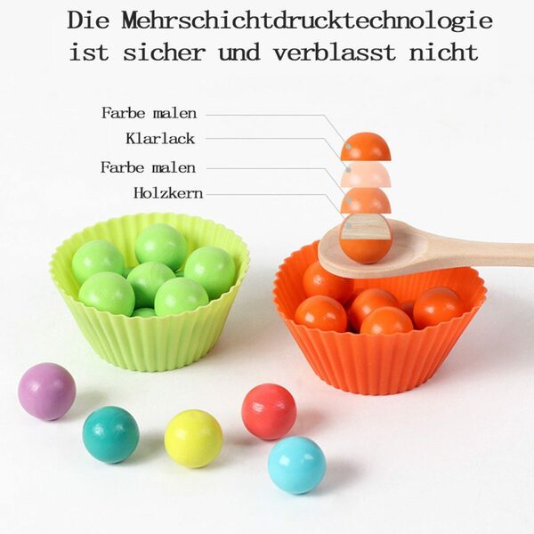 Bild 3 von GelldG Lernspielzeug Holzspielzeug Angelspiel Brettspiel Mathematik Lernspielzeug