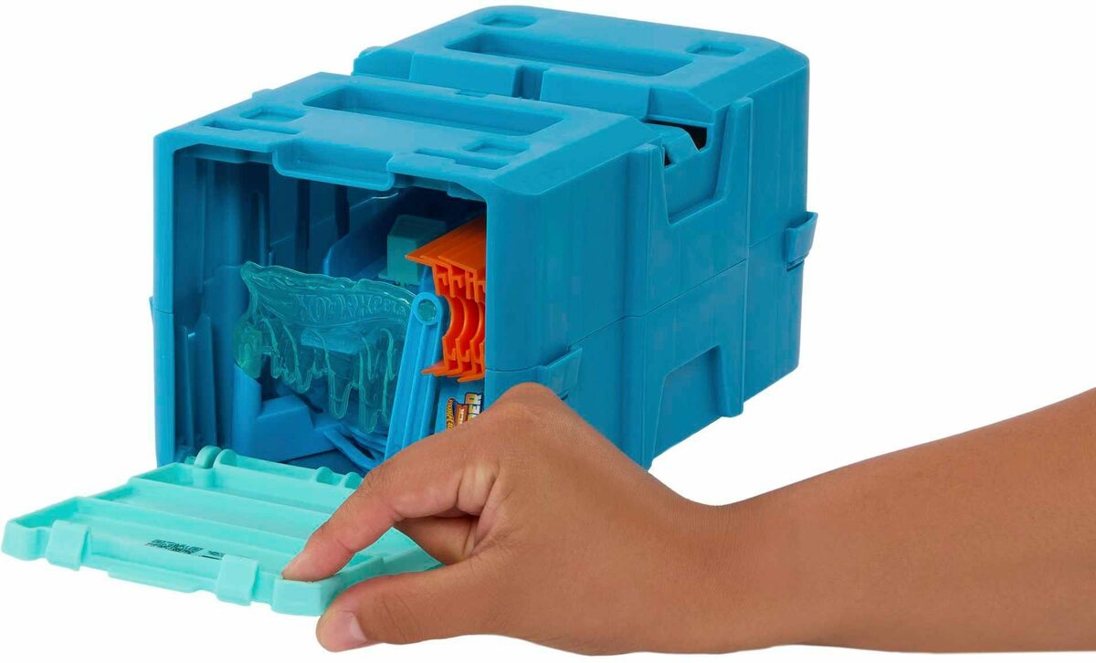 Bild 2 von Hot Wheels Spiel-Gebäude Track Builder Ice Crash Pack