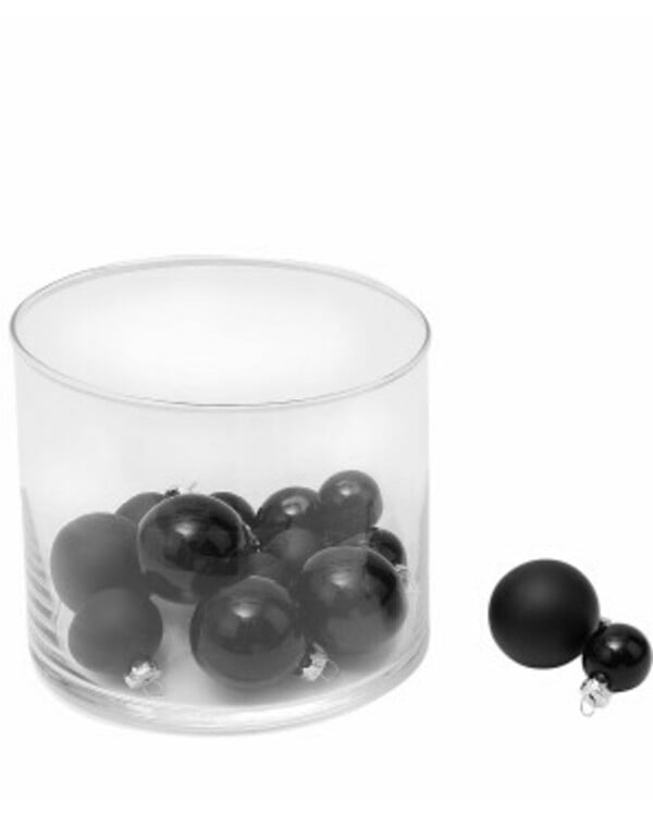 Bild 1 von Christbaumkugeln aus Glas
       
       15-tlg. Set
   
      schwarz