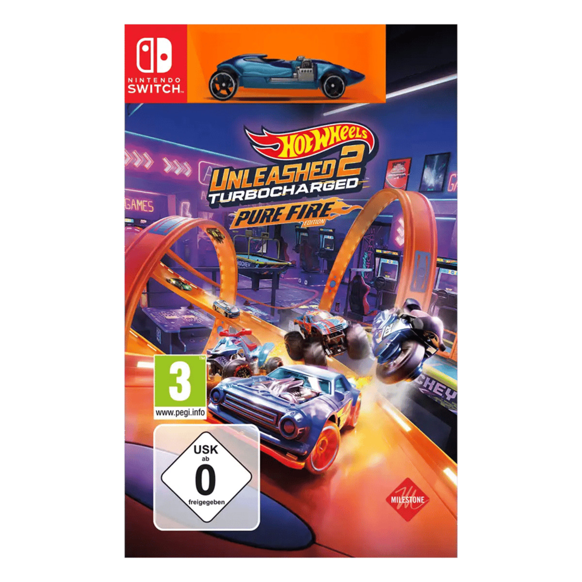 Bild 1 von Hot Wheels Unleashed 2 - Turbocharged (Pure Fire Edition) Nintendo Switch-Spiel